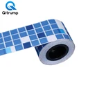 10 м водостойкая мозаика для ванной наклейки на талию для гостиной плинтус Декор наклейки самоклеящиеся обои границы виниловые пленки