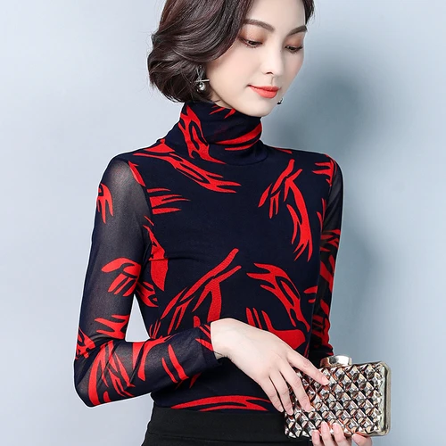 Новинка осени 2020 эластичные с длинными рукавами трендовые модные принтом