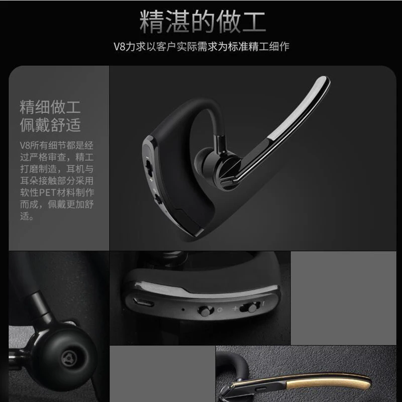 KAPCICE Bluetooth гарнитуры мини Беспроводной Auriculares наушники V4.1 HD микрофон громкой