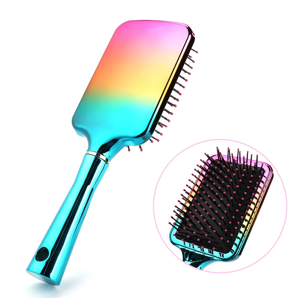

Electroplating Hair Care Airbag Comb Hair Scalp Massage Comb Brush Nylon Teeth Antistatic Hair Styling Combs Tools