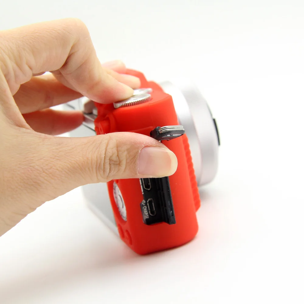 Портативный Силиконовый чехол из ТПУ резиновая сумка для камеры с полным