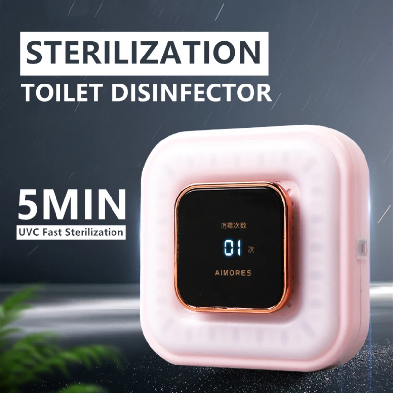 

Household Toilet Disinfector Ultraviolet Toilet Disinfection Lamp UVC Toilet Sterilizer Germicidal Lamp