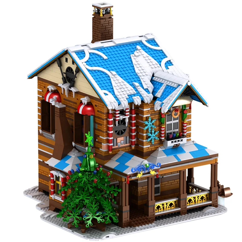 

Mould King 10015 Creative Toys The MOC-32342 Christmas Santa Sleigh Model Building Blocks Assembly Bricks Kids Christmas Gifts