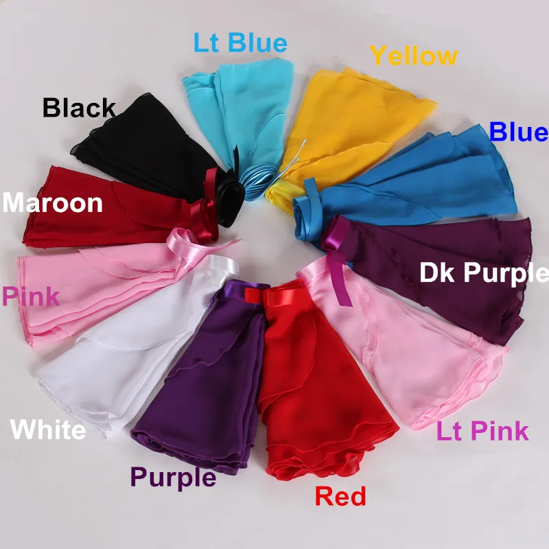 

Tulle Ballet Dance Skirt Children Tutu Child Lace Up Skate Wrap Scarf
