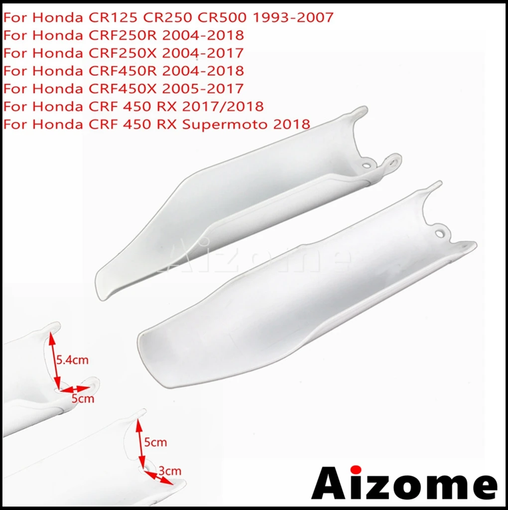 Защита передней вилки велосипеда-внедорожника Защитная крышка для Honda CR125 CR250 CR500