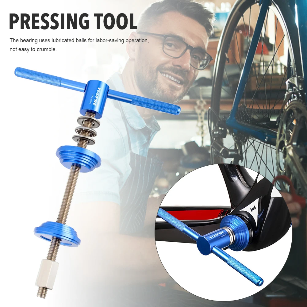 Bicycle Headset Installation Dismount Tools Bike BB Bottom Bracket Cup Press Fit Install Tool Double Side Plane Thrust Bearing