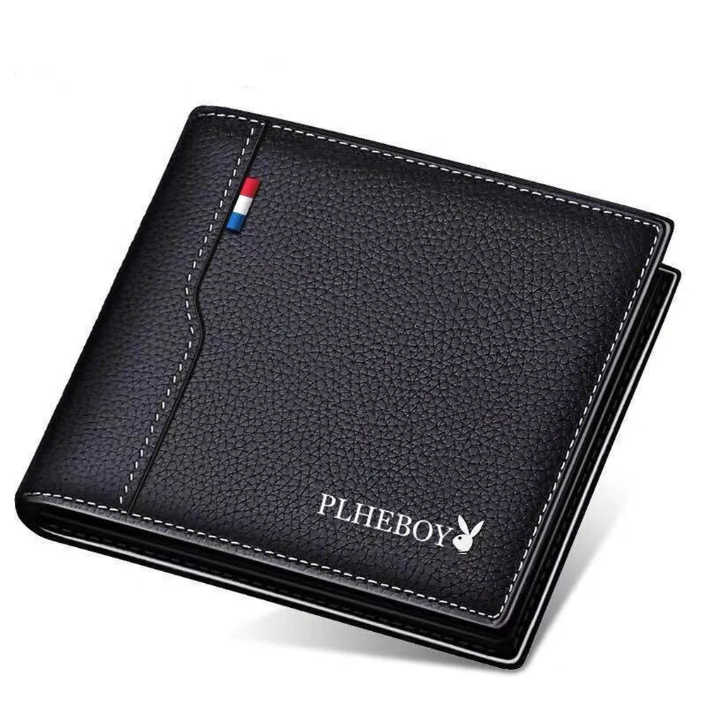 New Style Men's Short Style Trend Horizontal Style Leisure Fashion Wallet Men's Wallet