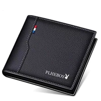 new style mens short style trend horizontal style leisure fashion wallet mens wallet