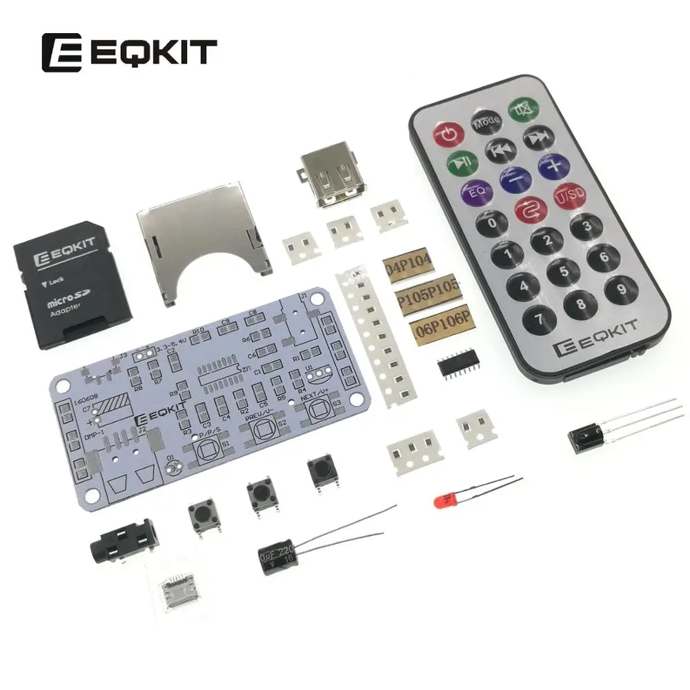 Высококачественный комплект MP3-плеера карта TF/SD u-диск формат MP3/WAV декодер набор