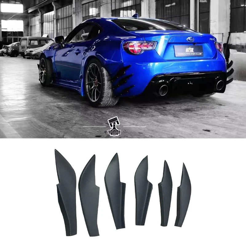 13 20 FT86 GT86 FRS BRZ RB ROCKET BUNNY VER.3 STYLE задний бампер CANARD Неокрашенный FRP Стекловолоконный