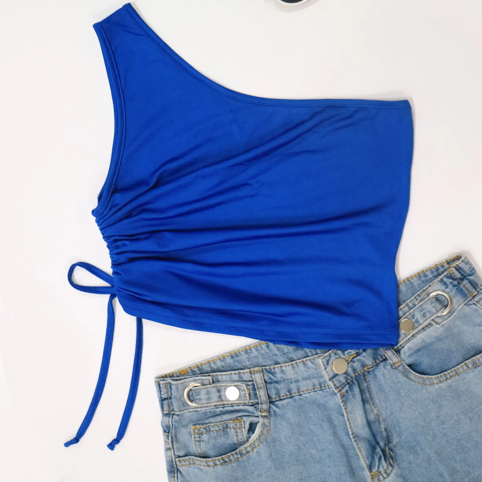 Женские футболки модные укороченные топы однотонный тонкий пупок облегающий