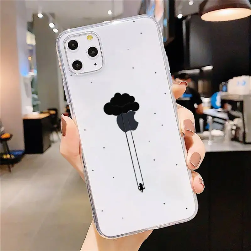 

Starry sky galaxy universe Phone Case Transparent soft For iphone 5 5s 5c se 6 6s 7 8 11 12 plus mini x xs xr pro max