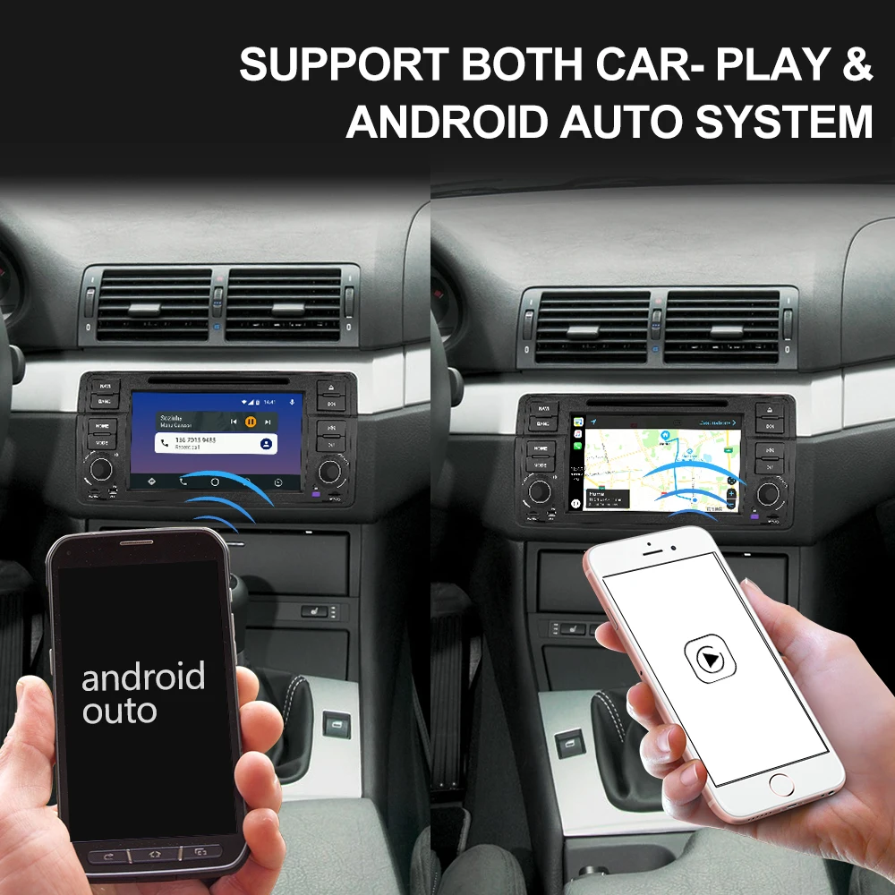 Автомагнитола Isudar 1 Din Android 9 для BMW/E46/M3/MG/ZT/Rover 75/320/318/325 мультимедиа DVD GPS