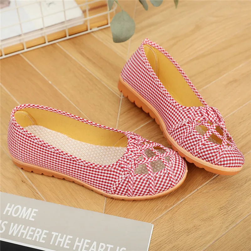 Cresfimix/женские милые летние туфли на плоской подошве с милым светильник Женская