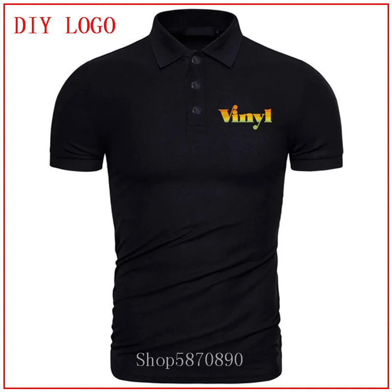Новинка 2020 дизайнерская мужская рубашка поло из 100% хлопка виниловая 6