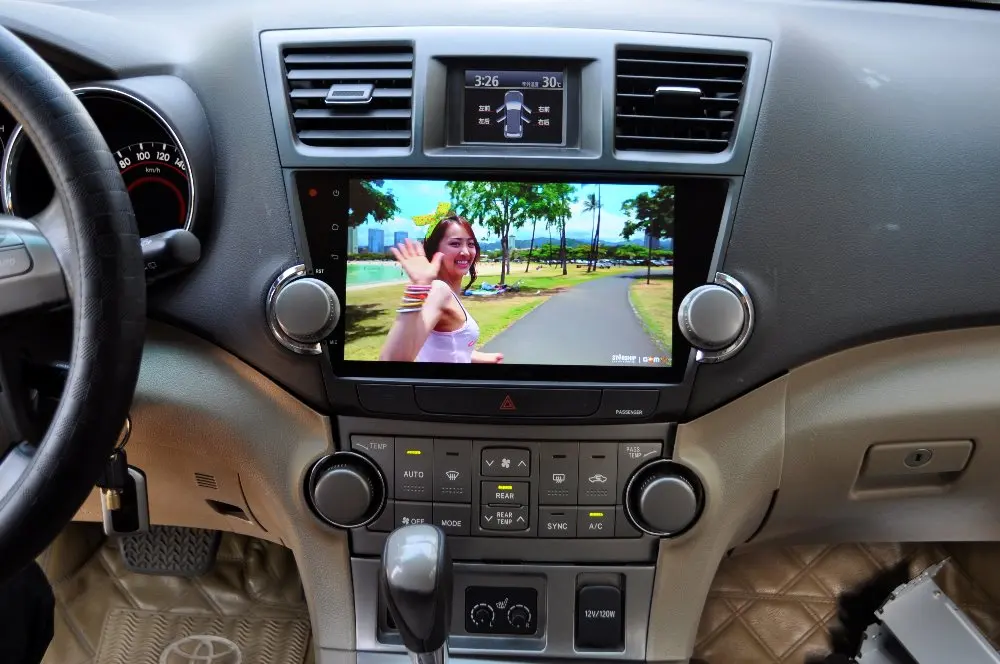4G SIM DSP Carplay 4 Гб ОЗУ 64 ПЗУ Android 10 2 дюймов Автомобильный DVD Gps для Toyota Highlander 2009-2014 видео