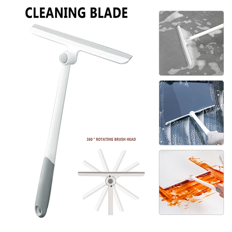 

New Shower Squeegee All-Purpose Cleaning Squeegee with Silicone Glass Window Squeegee for Shower Doors Bathroom Window