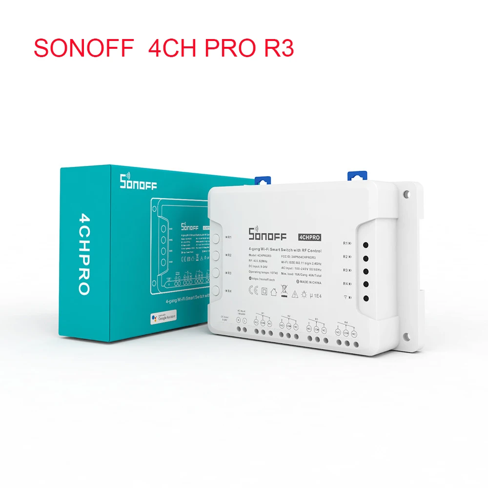 1/2/3/5 шт. смарт-переключатель Sonoff 4CH pro R3 Wifi работает с Alexa | Электроника