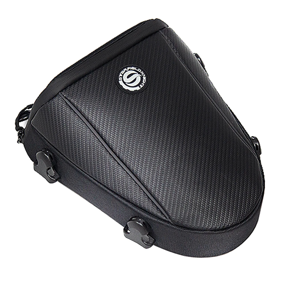 Черная мотоциклетная сумка для заднего сиденья Star Field Knight 9L сумки Кафе Racer