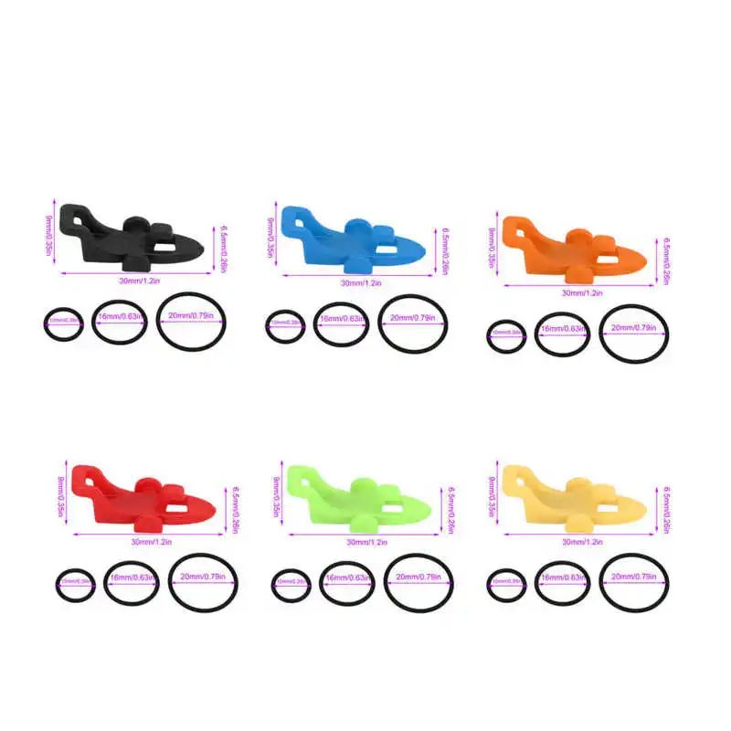 Удилище для рыбалки с крючком-хранителем приманки для рыбы с держателями наживки из эластичного резинового кольца трех размеров, на открытом воздухе, из полимера АБС.