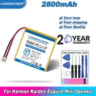 LOSONCOER 2800 мАч P655252 Аккумулятор Для Harman Kardon Dodge re мини-динамик громкий динамик