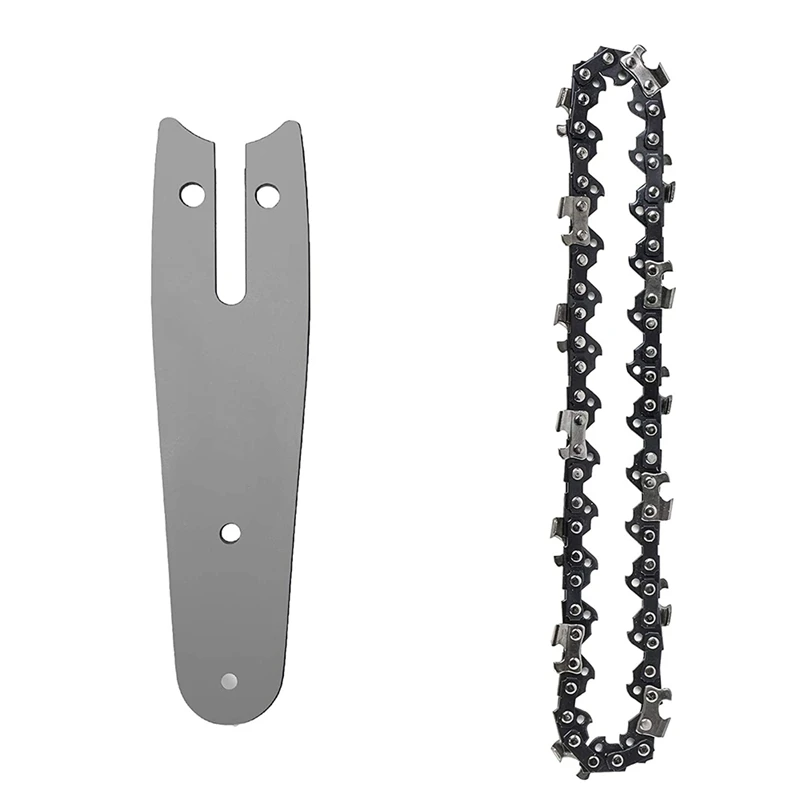 

Universal 4 Inch Electric Chain Saw and Guide Plate Mini Chainsaw Replacement Chain for Electric Pruning Garden Promotion