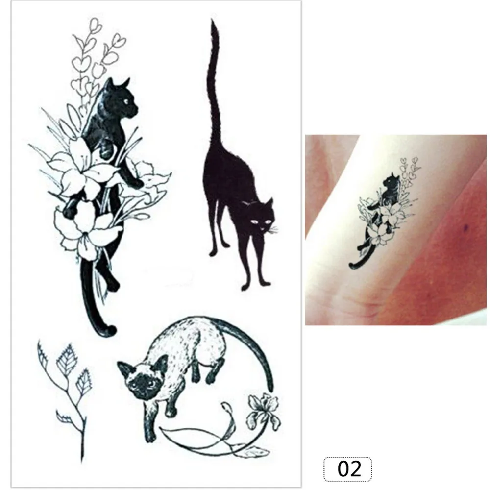 3 листа типсов для Цветной бабочка боди арт переводятся с помощью воды временная