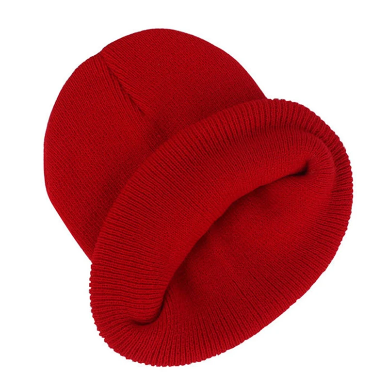 

Hip Hop Hat Women's Winter Cap for Boys Unisex Cotton Blends Solid Warm Knitted Hat Female Hot Casual Skullies Beanies Men Adult