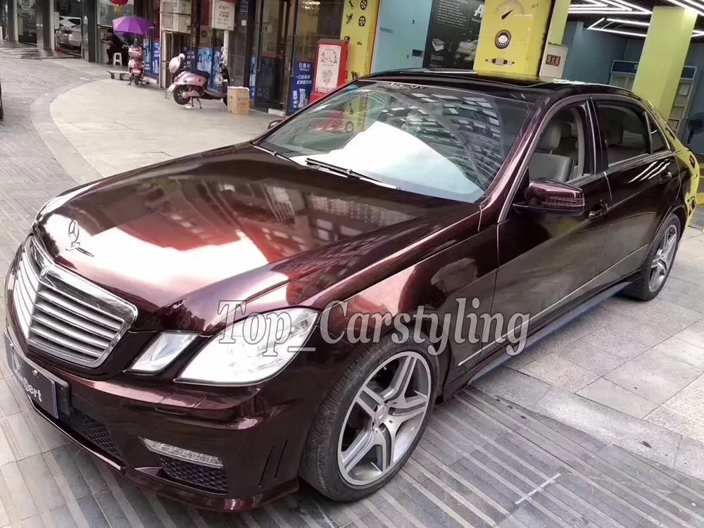 Черная Роза глянцевая виниловая обертка металлик пленка для всей Автомобильная