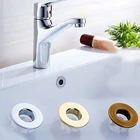 Смеситель для раковины в ванной, переливная крышка из латуни с шестифутовым кольцом для замены