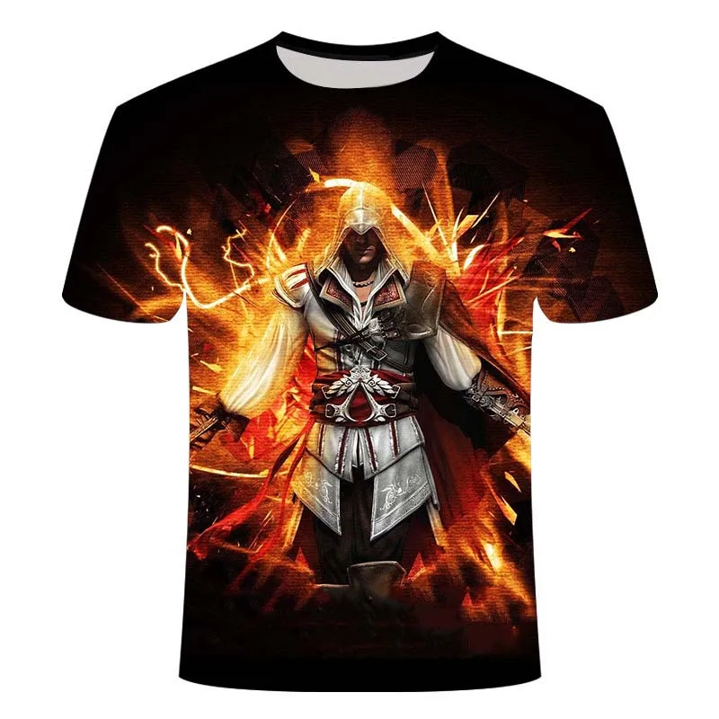 

2021 new best-selling 3D assassin men's T-shirt, which one do you like The most handsome boy in the world