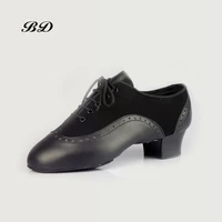 top dance shoes mens latin salsa gb snakeskin ballroom shoe pattern cowhide oxford cloth vamp two point sole bd 458 heel 4 5 cm
