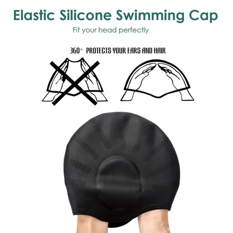 FAVSPORTS для мужчин и женщин Высокая спандекс большой размер одежда плавания шапка