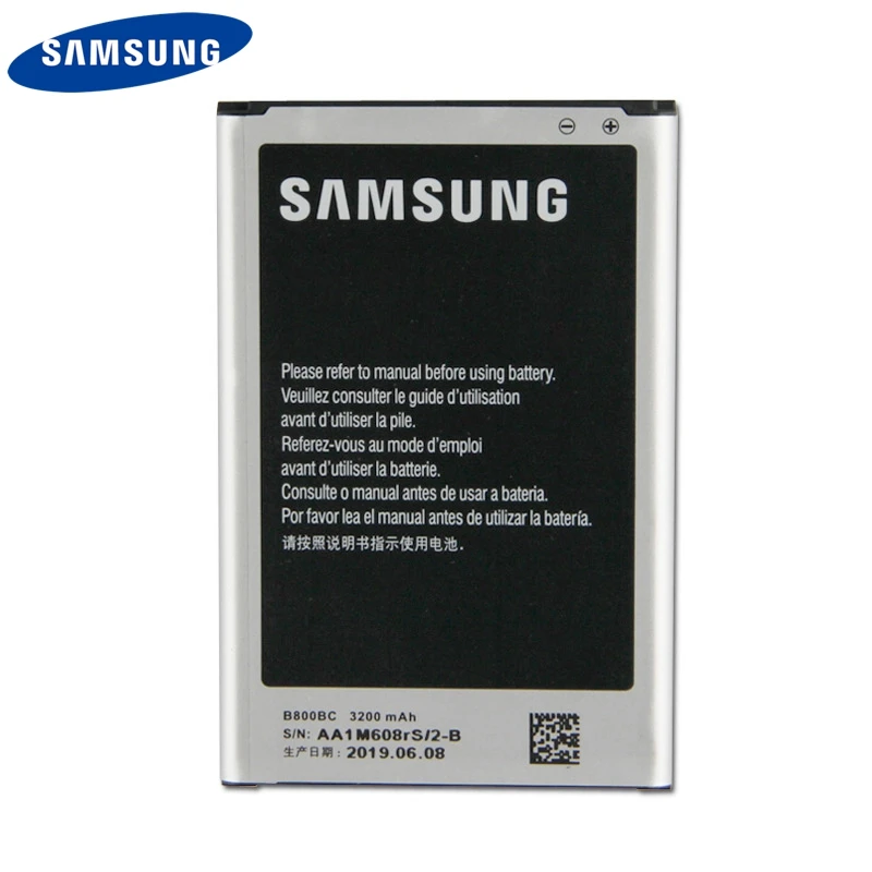 samsung Батарея B800BC B800BE для samsung GALAXY NOTE 3 N9006 N9005 N900 N9009 N9008 N9002 Note3 с NFC 3200 мАч