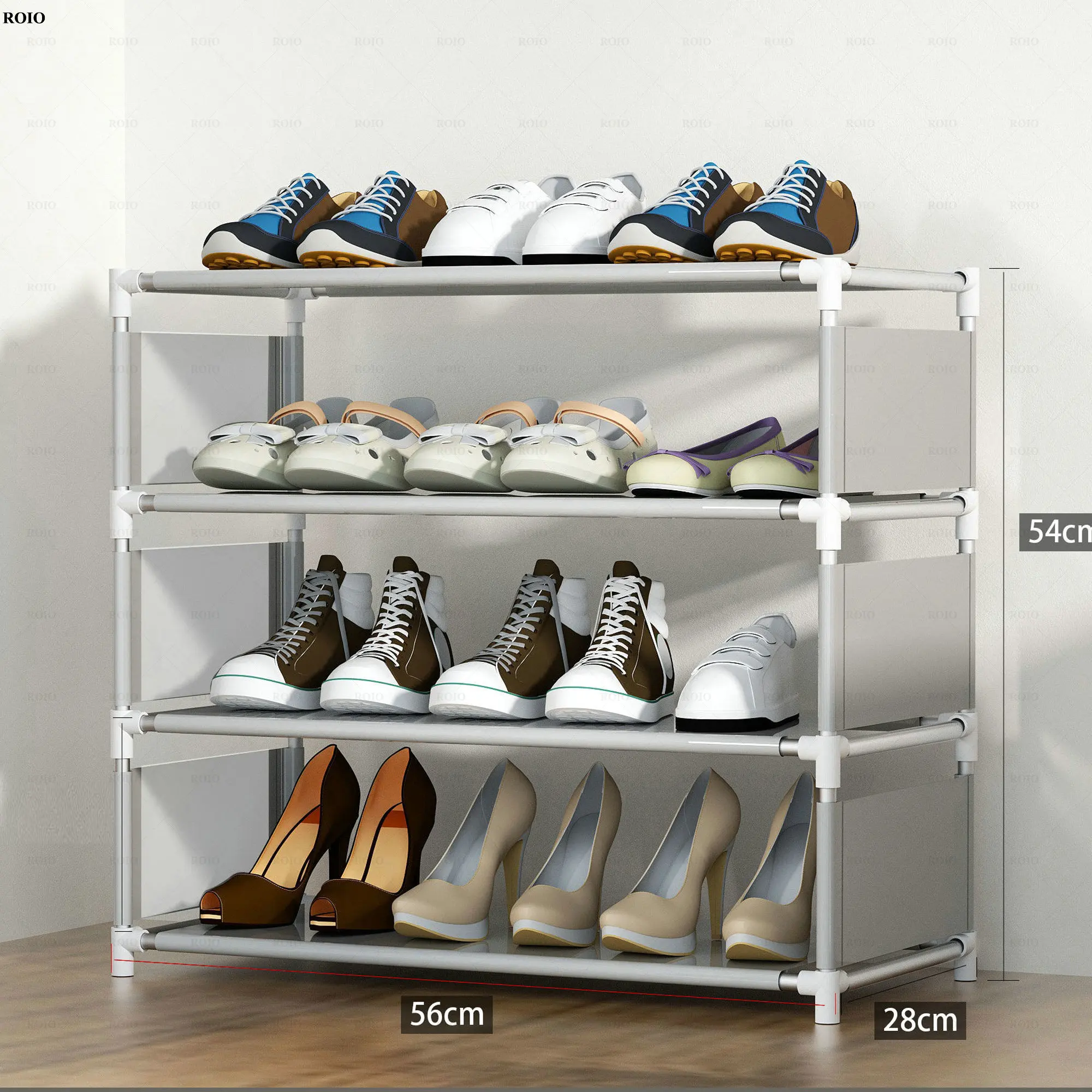 Новая Простая Стойка для обуви ручная прочная Съемная стойка прихожей