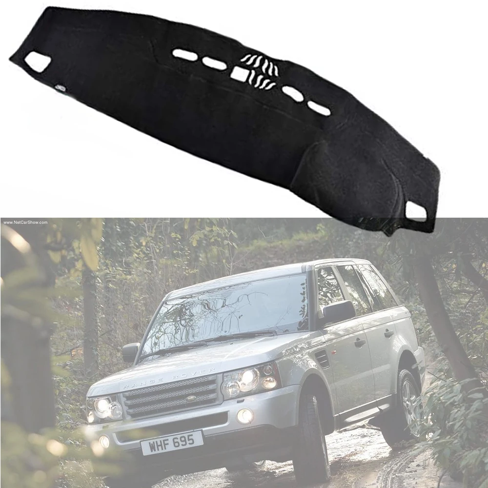 

Dashboard Mat Shading Mat Dash Cover Sun Non-Slip Protection Pad for Land Rover Range Rover Sport L320 Discovery 3 4 2006~2009