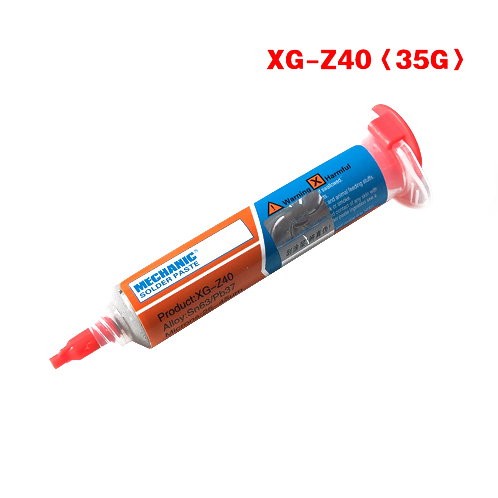 

10cc Syringe Solder Tin Cream XG-Z40 BGA/SMD/PCB Solder Paste Flux for Motherboard Welding PCB Rework Phone Computer Repair Tool