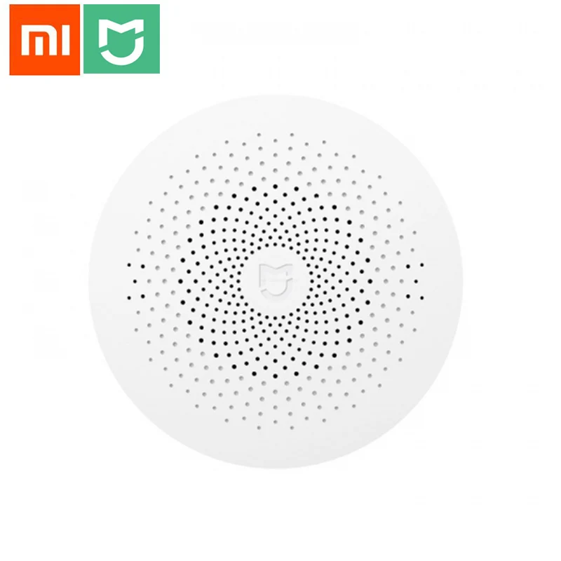 

Комплект для умного дома Xiaomi Mijia Gateway 2, хаб для системы сигнализации, управление радио, Yi Camers, дверной сенсор, звонок, температура, без упаковк...