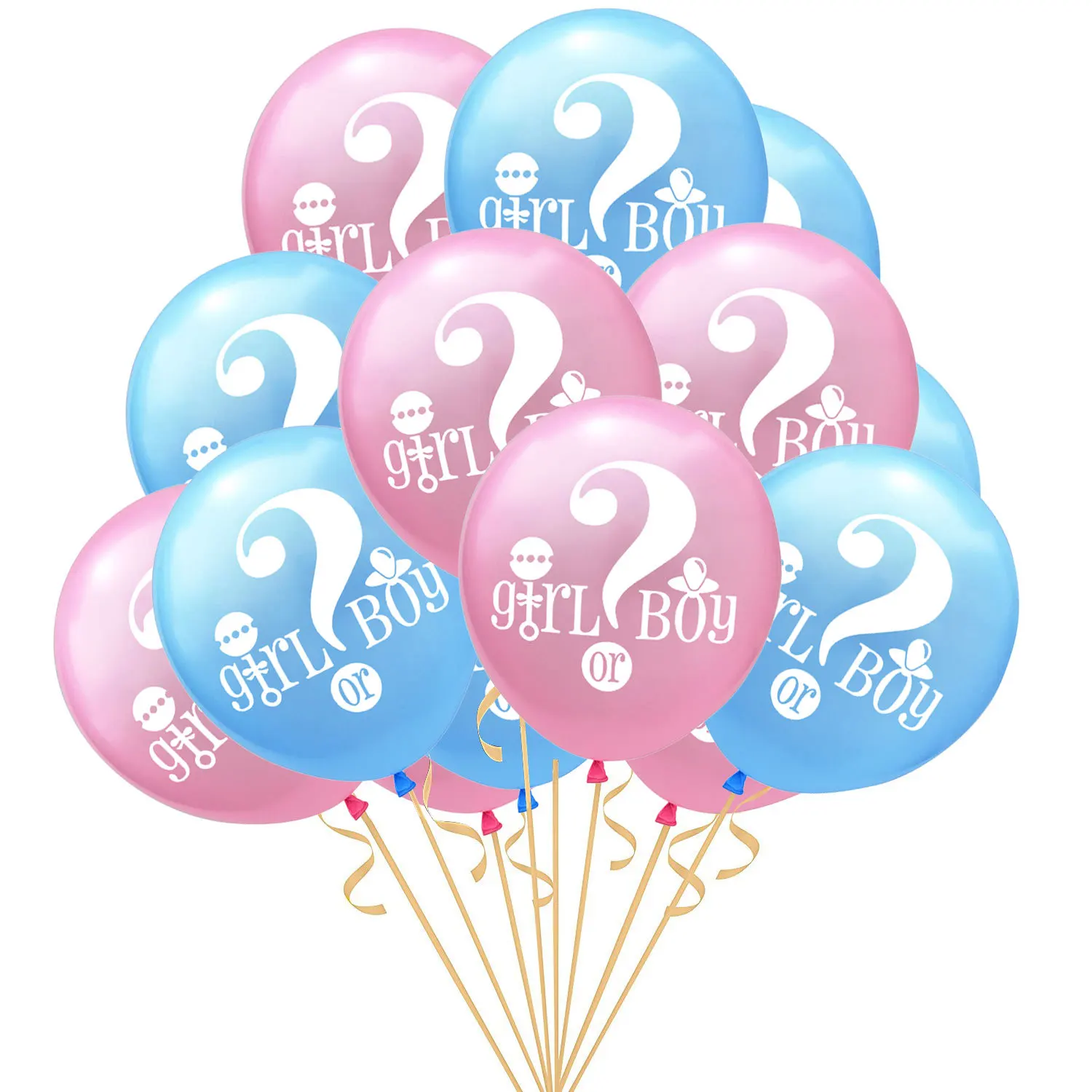 

Gender Reveal Party Balloon Decorations Disposable Tableware Set Plates Cups Baby Shower Boy or Girl Birthday Party Supplies
