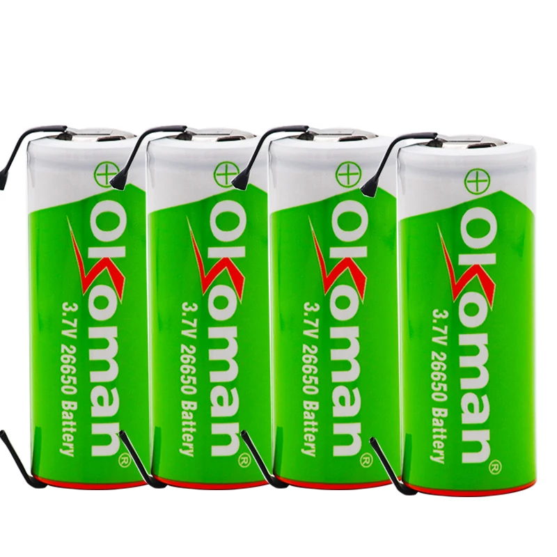 100% Оригинальный 26650 3 7 в 13000 мАч 18650 литиевая аккумуляторная батарея для