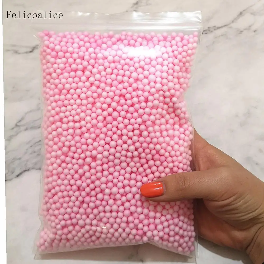 Pink 15g 4-6 мм 15 г пенополистирол пенопласт мини-шарики DIY разные цвета украшения 8000 шт - Цвет: Pink 15g