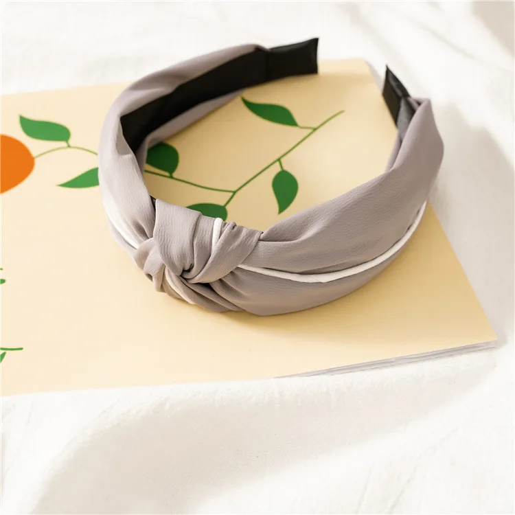 Лидер продаж модные аксессуары для волос широкая серия однотонная тканевая