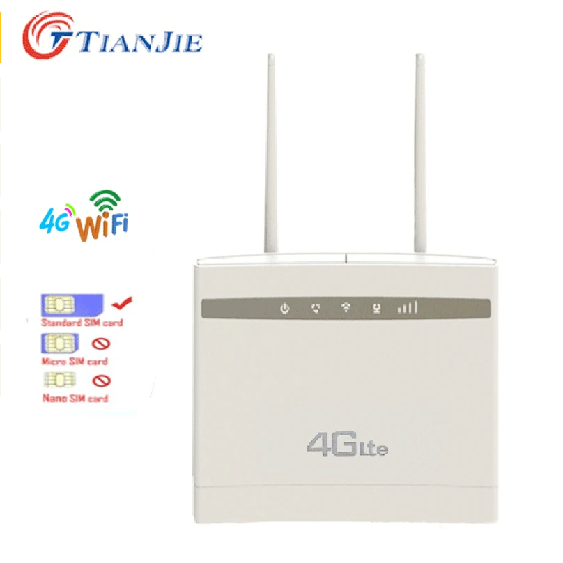 Wi Fi роутер TIANJIE с поддержкой 4G/LTE CPE и слотом для sim карты|3G/4G роутеры| |