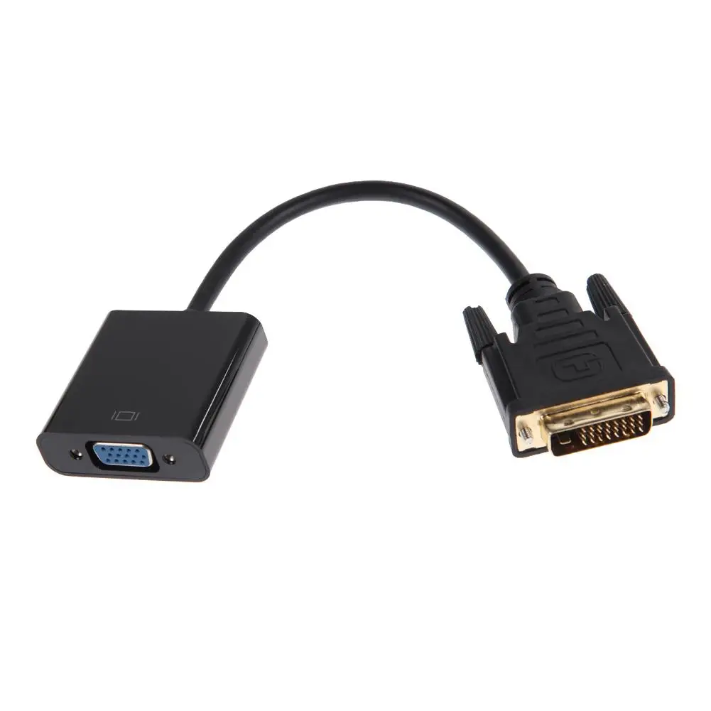 

1080P DVI-D 24+1 to VGA HDTV Converter Monitor Cable for PC Display Card sata cable