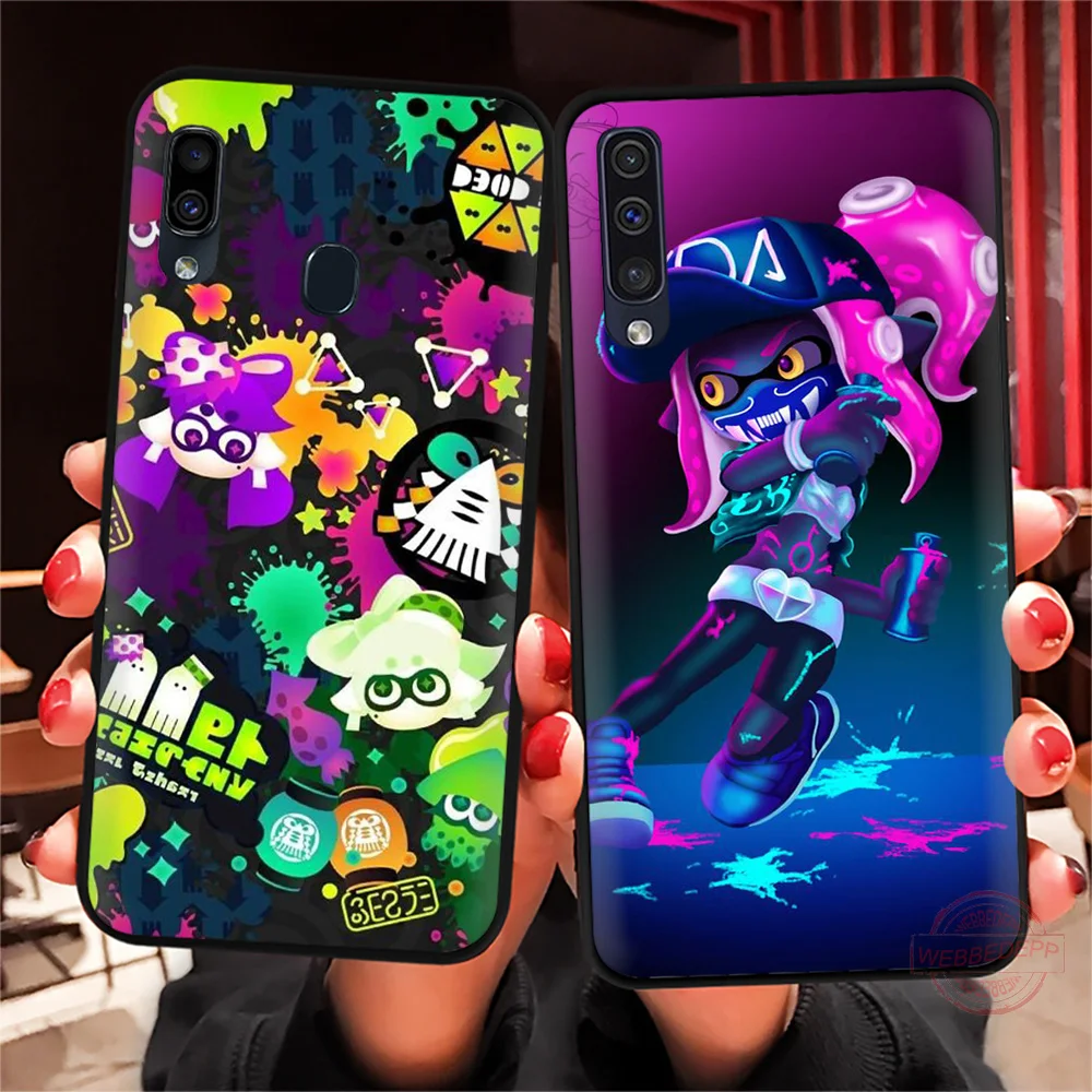 WEBBEDEPP Splatoon мягкий чехол для телефона с изображением цветов Samsung A10S A6 7 8 9 A10 20 A40 A50 A60