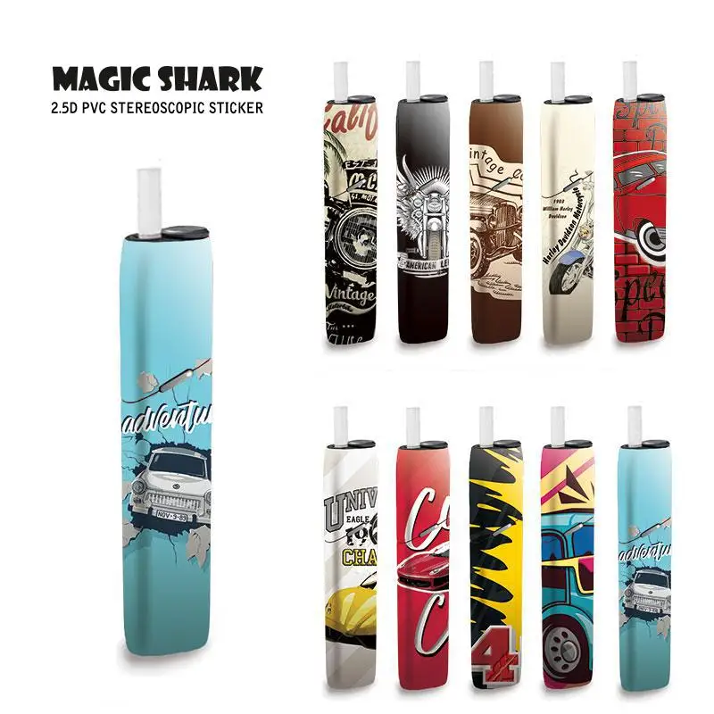 Волшебная Акула 2.5d стерео Ностальгический стиль мотоциклетная автомобильная