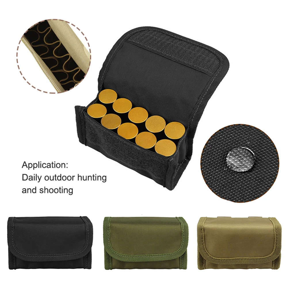 

Men Waist Pack Mini Molle Phone Pouch Outdoor Hunting Kit Camping Weapons Bandolier 12 Gauge Hunting Accessories Shotgun Pouch
