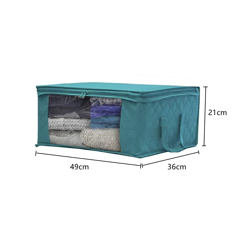 Складная сумка из нетканого материала для хранения одежды и одеял органайзер