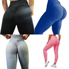 Сексуальные штаны для йоги, фитнеса, Спортивные Леггинсы, жаккардовые спортивные леггинсы, женские штаны для бега, с высокой талией для йоги, облегающие спортивные брюки