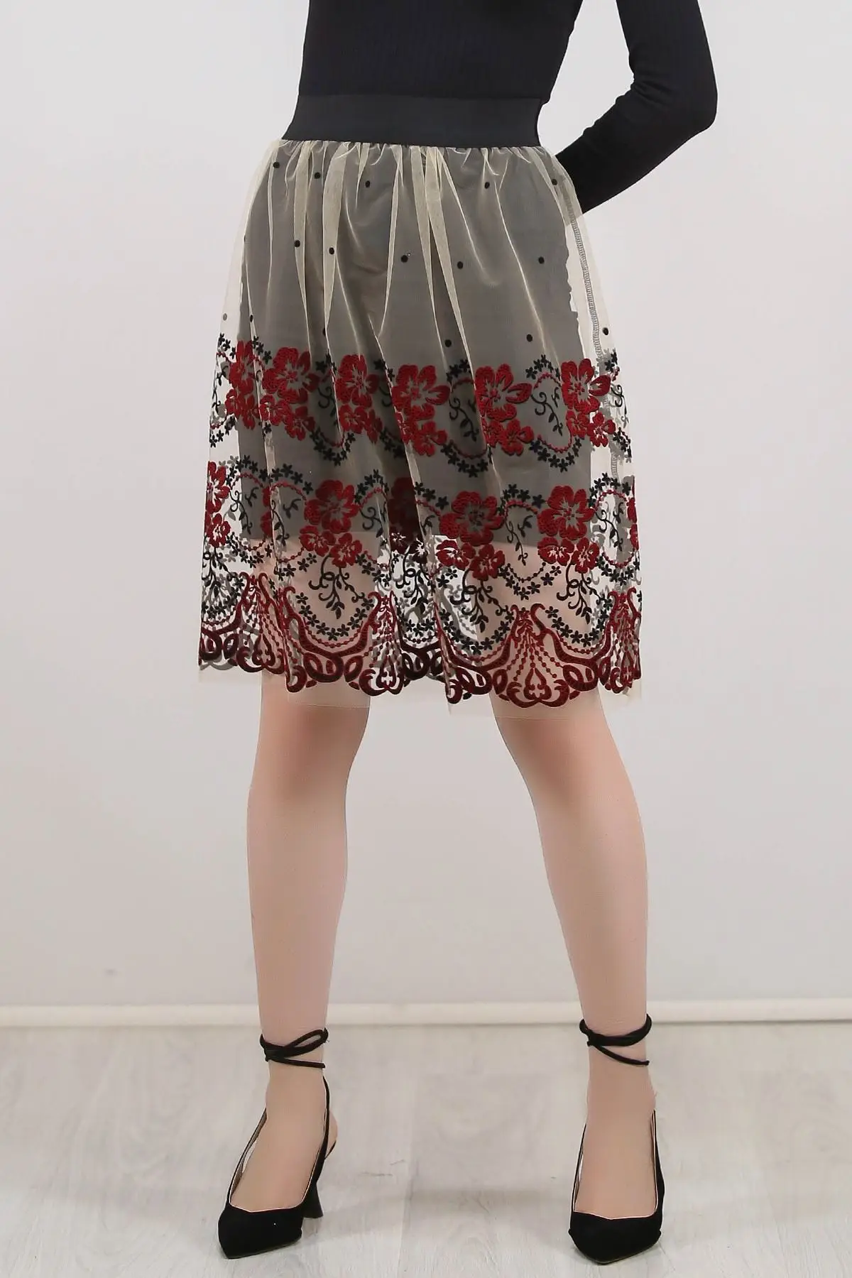 

Lining Tulle Skirt Siyahbej